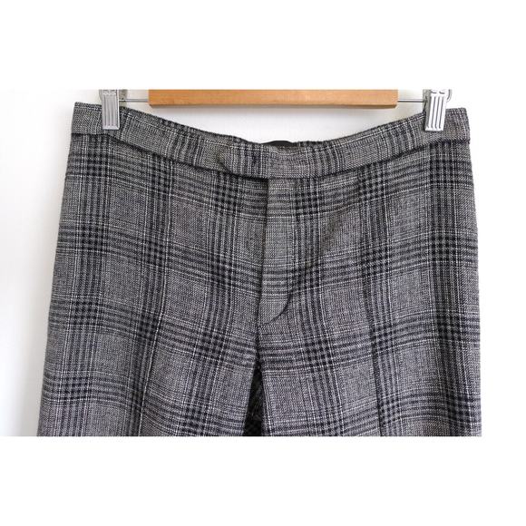 ISABEL MARANT Derys Wool Blend Tweed Straight Leg Pant Trouser SSENSE 36 4 $625 - Picture 4 of 12